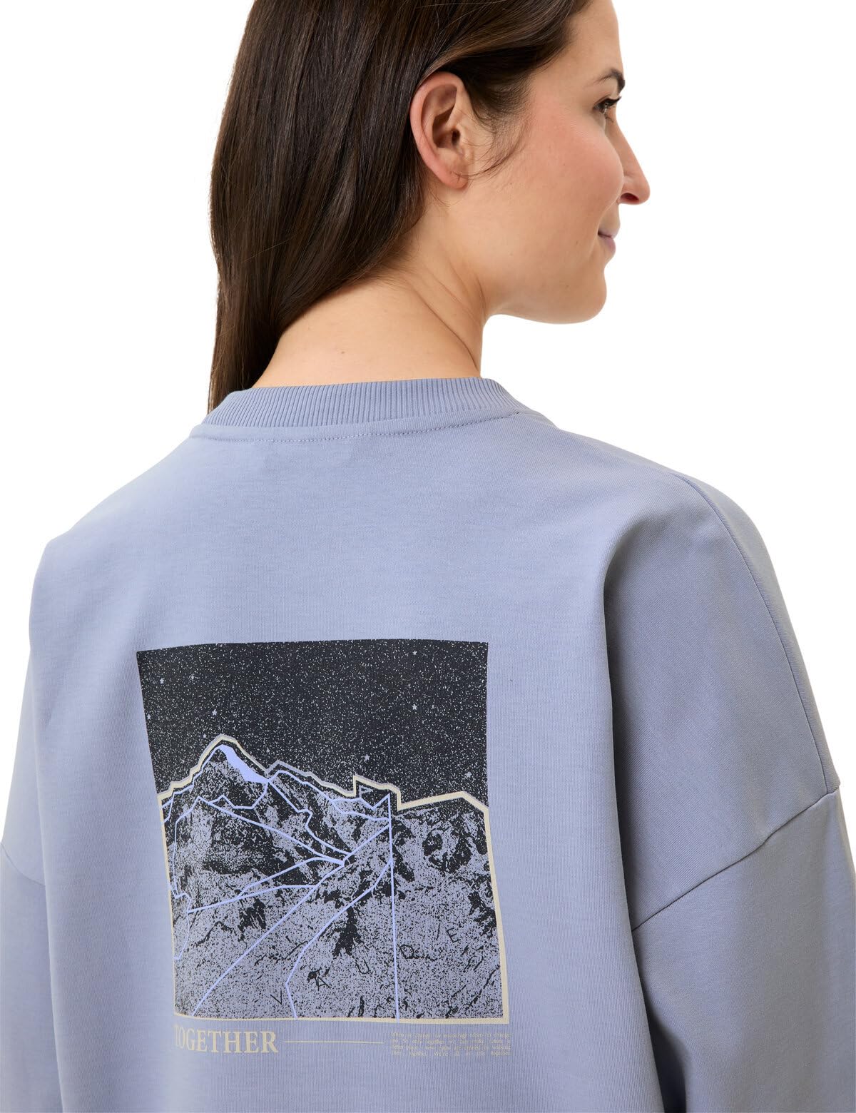 VAUDE Damen Pullover Najun LS Shirt, aus GOTS-zertifizierter Bio-Baumwolle