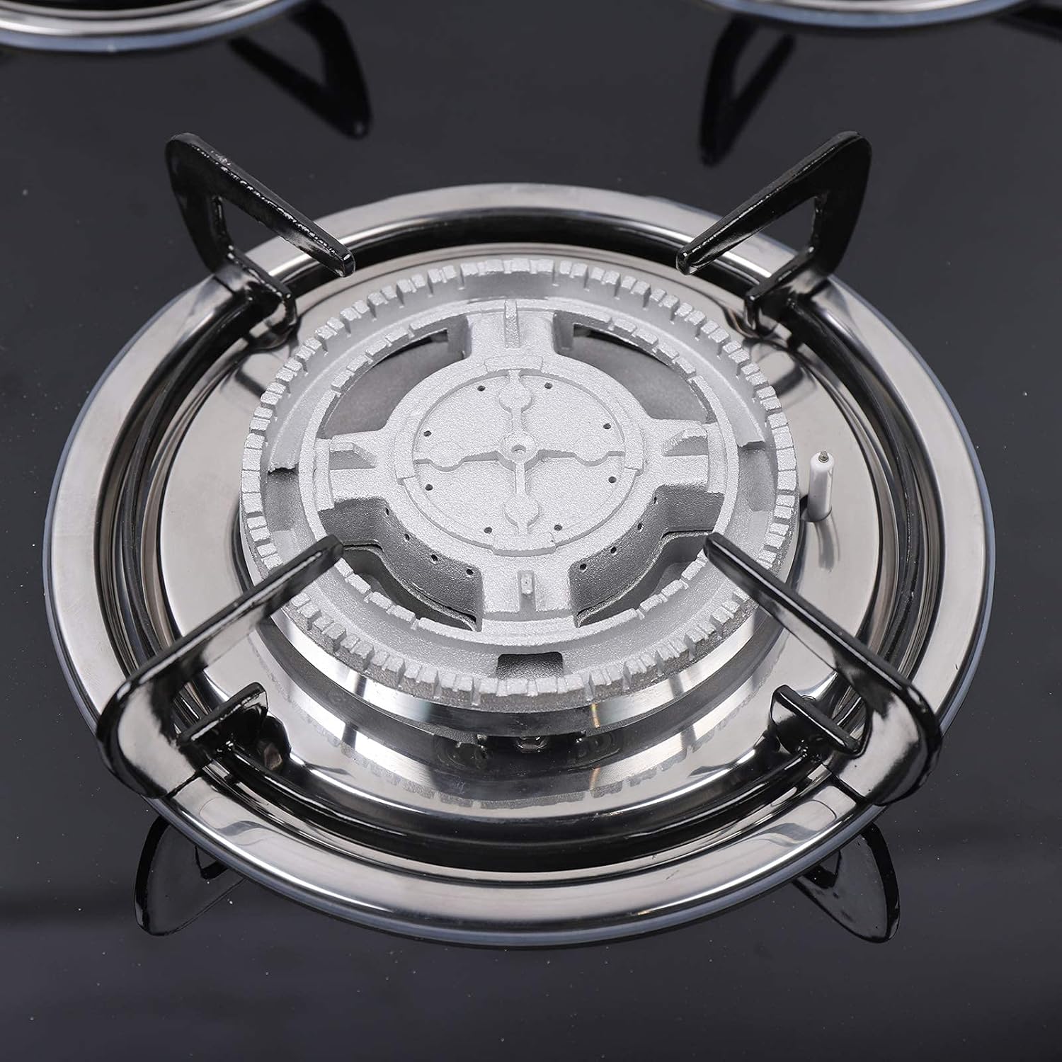 Gas Stove, 30.3 * 20" 5 Burners LPG/NG Gas Dual Fuel Stoves Cooktop Built-in Gas Cooktop Tempered Glass Gas Cooktop Gas Hob with 5 Nozzles, Gas Cooker for Home, restaurant, RV