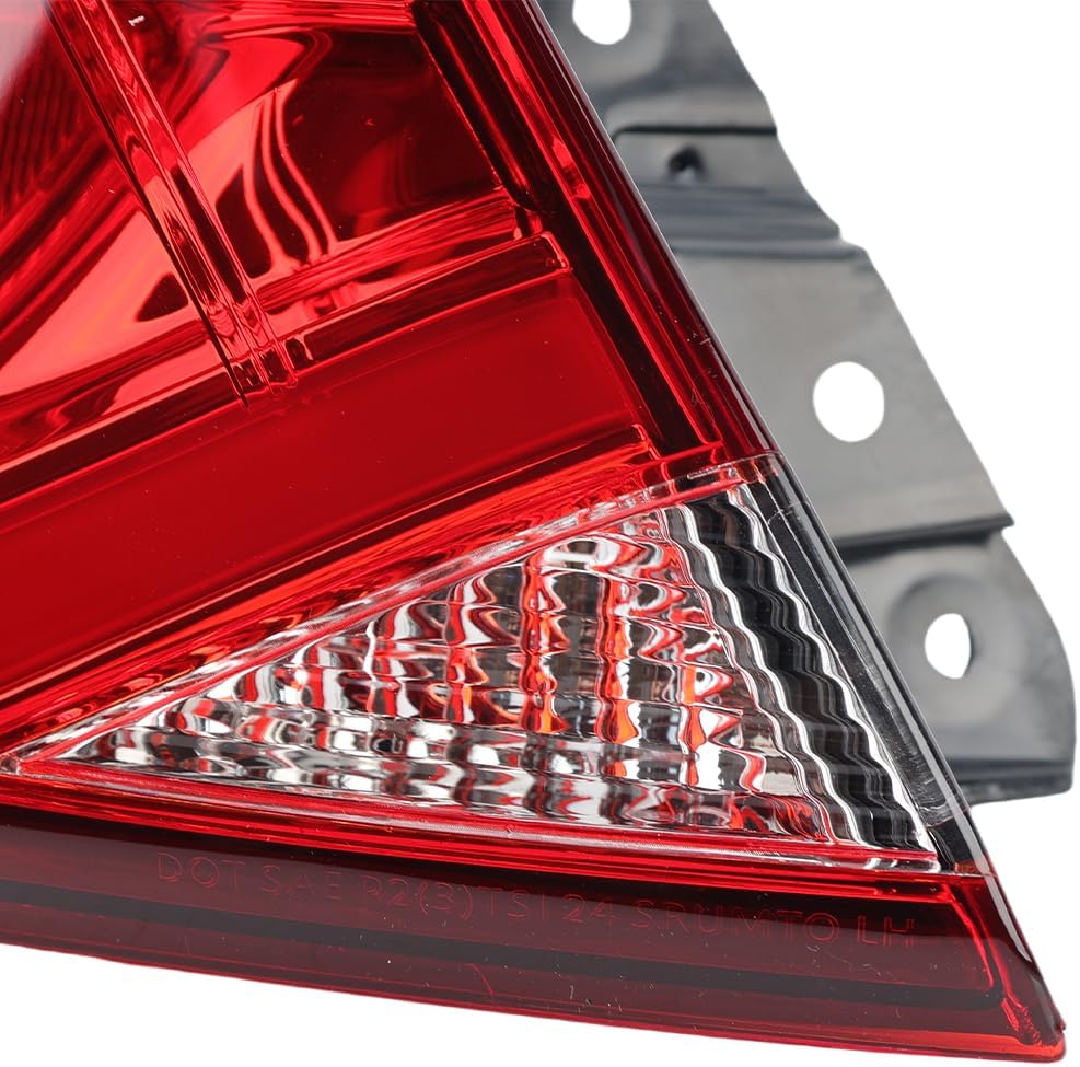 Left LED Outer Tail Light Assembly Compatible With Chrysler 200 2015-2016 Rear Brake Stop Lamp Driver Side 68110361AA CH2804109