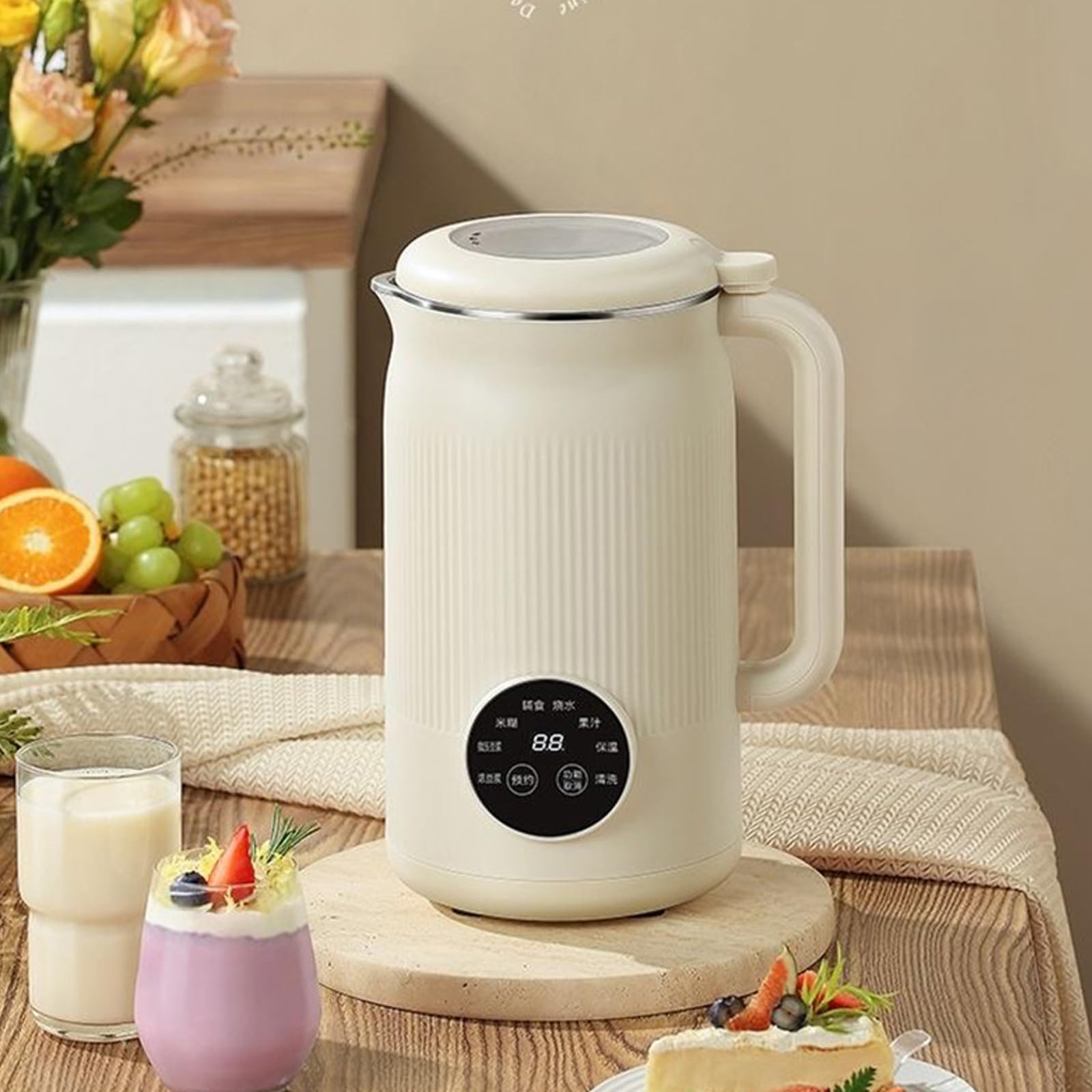 Machine à lait de soja contre le bruit matinal avec départ différé