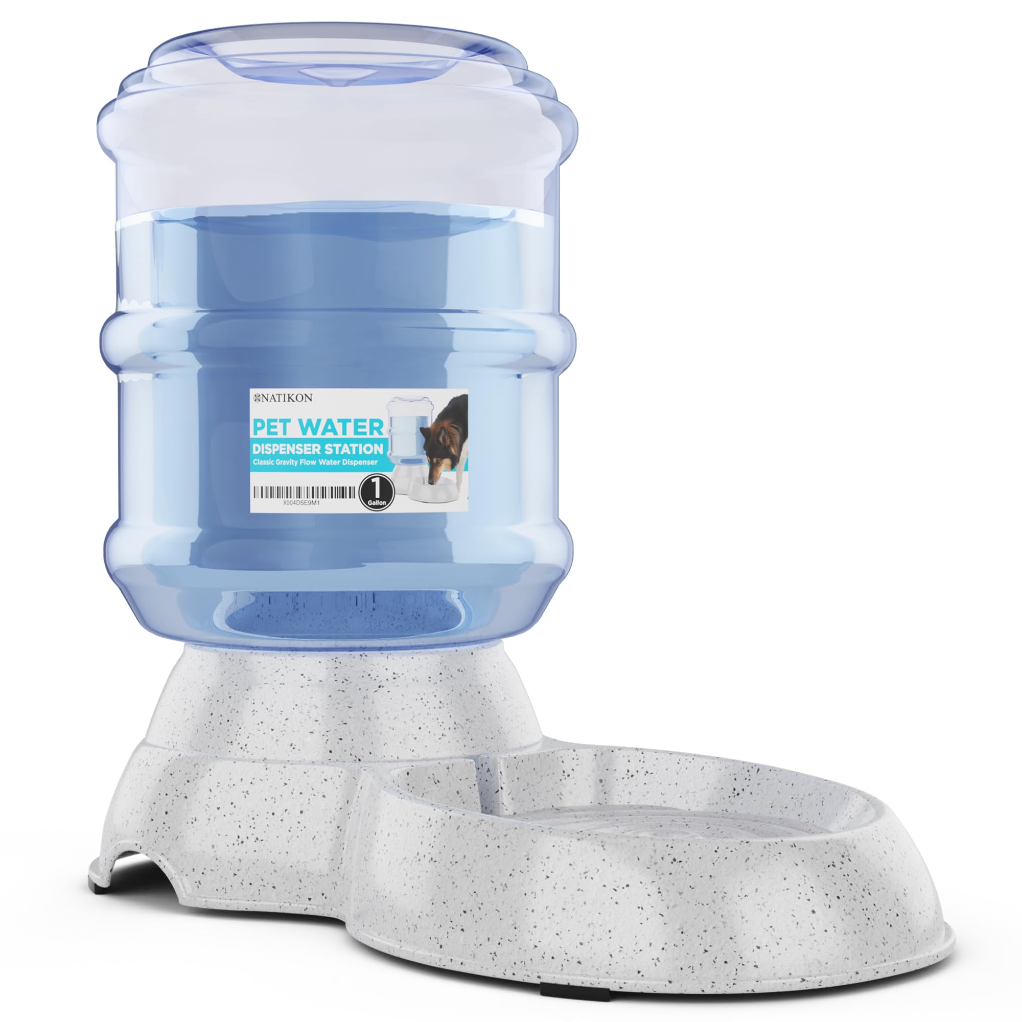 Automatic Pet Waterer and Food Dispenser with BPA-Free Design β 1 Gallon Capacity, Convenient Waterer and Feeder Solution Ideal for Cats and Dogs Small and Large Pets 3