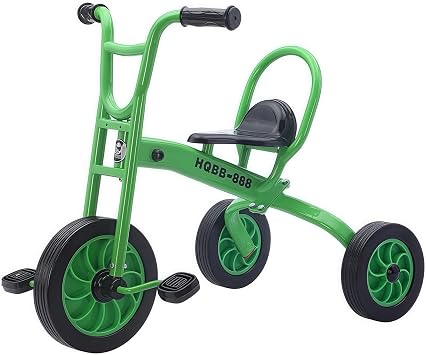 Kids Tricycle for Ages 2-6, Big Wheel Kids Trike with Pedals, Preschool Daycare Toddler Tricycle Bike with Rubber Wheel, Handlebar Grips and Ergonomic Seat