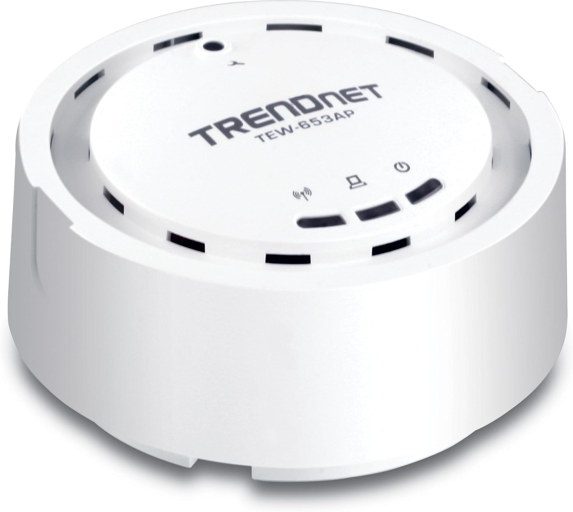 TRENDnet Wireless N 300 Mbps 18 dBm High Gain Ceiling Mount PoE Access Point, WDS and Repeater, WMM, QOS, SNMP Support , Individual VLAN up to 4 SSID TEW-653AP
