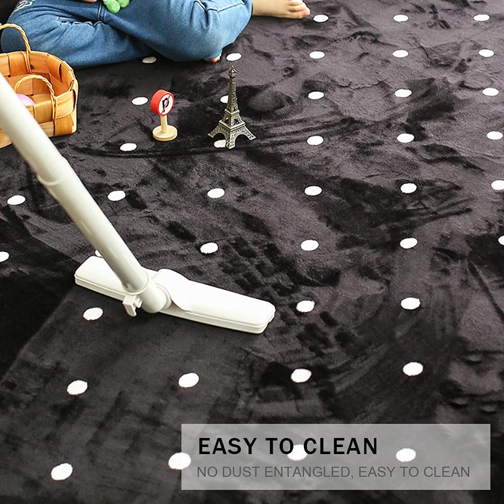 Tapis de Chambre d'enfant Marelle numérique Aquarelle -Chambre, Salle de Jeux, Jeux familiaux 80x160cm