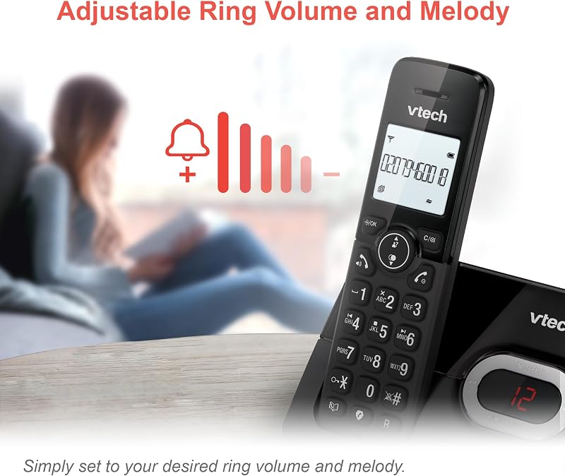 VTech CS2051 Vezeték Nélküli Telefon 2 Kézibeszélővel, Üzenetrögzítő és Hívásszűrő