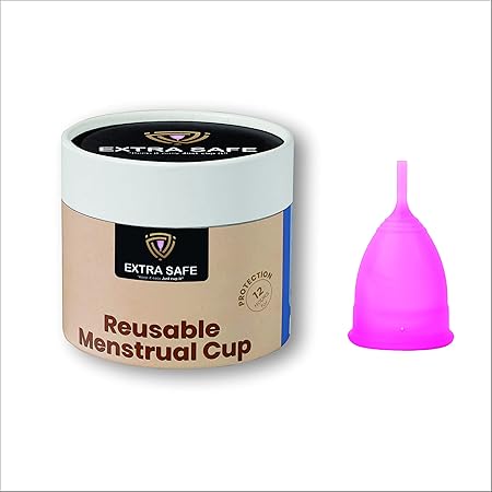 EXTRA SAFE Menstrual cupsFor Women - Extra Small | Odour & Rash Free | Leakage Proof | Infection Free | Made With Medical Grade Silicone | Reusable Cups