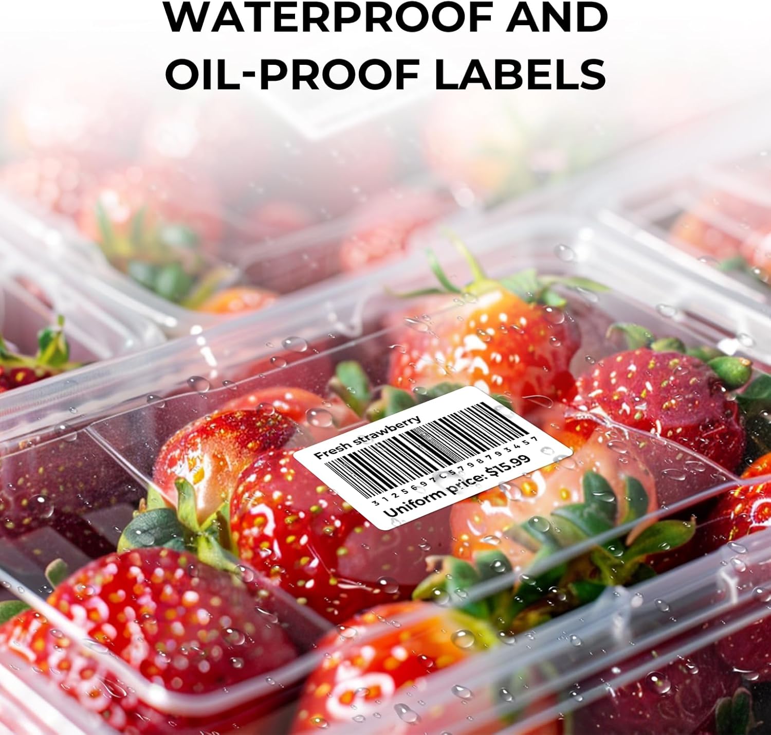 MUNBYN 3x2 Inch White Thermal Labels, Thermal Sticker Labels for Price, Barcode, Mailing, Name, 500 Sheets/1 Roll - Image 6