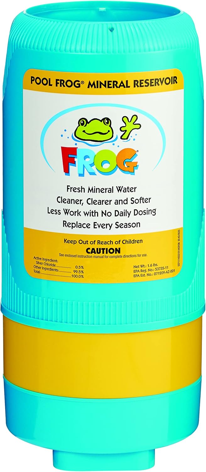 Pool FROG Model 5400 Mineral Reservoir + 3 Chlorine Bac Pacs, Mineral and Chlorine Replacement Cartridges for Pool FROG Model 5400