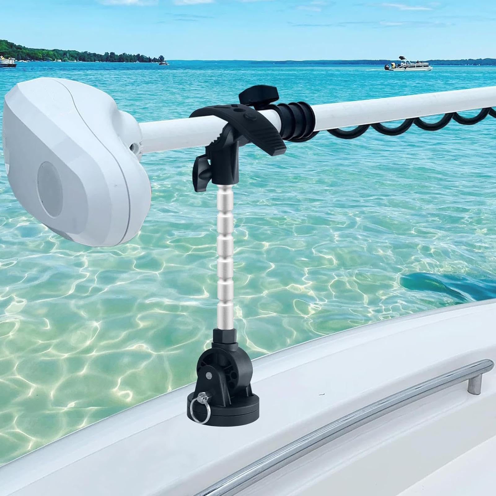 Supporto Stabilizzatore Motore Da A Tradina | Stabilizzatore Per Motore Da Traino Con Supporto,Accessorio Nautico Universale Barca Campeggio Auto Kayak E Yacht