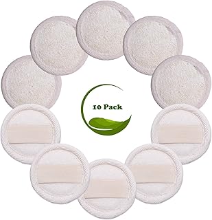 Sportout 10 Packs Exfoliating Loofah Face Brush Cleanser and Massager, 100% Natural Loofah Sponge Manual Facial Cleansing ...