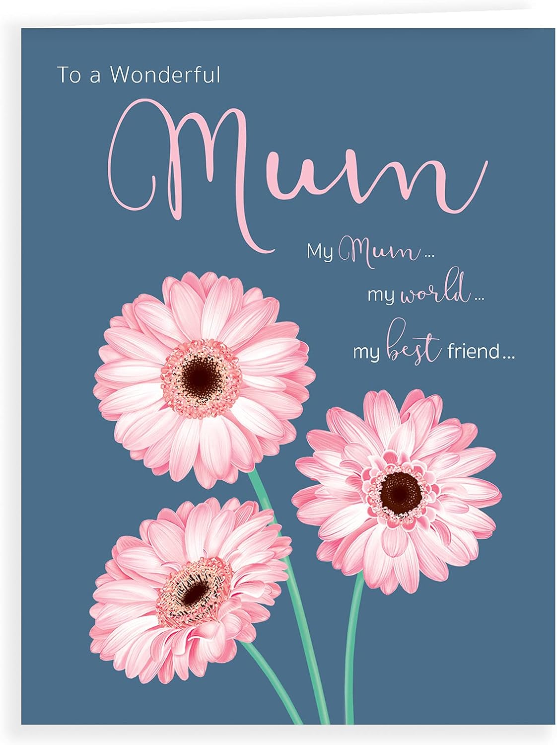 Piccadilly Greetings Avant Garde Studios Classic Birthday Card Mum - Green, 8 x 6 inches