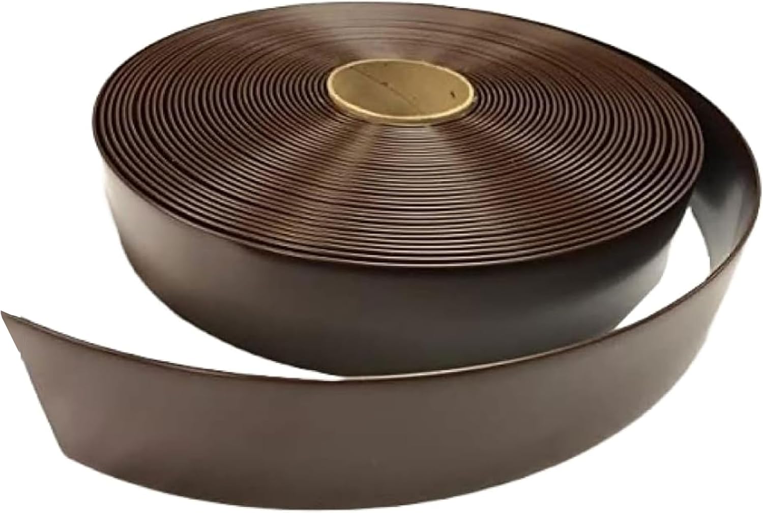 1.5" Wide x 20' Roll Vinyl Strap for Patio Chairs, Lawn Furniture, and Deck Chairs, Make Your Own Replacement Straps, Plus 20 Free Fasteners, (Brown)