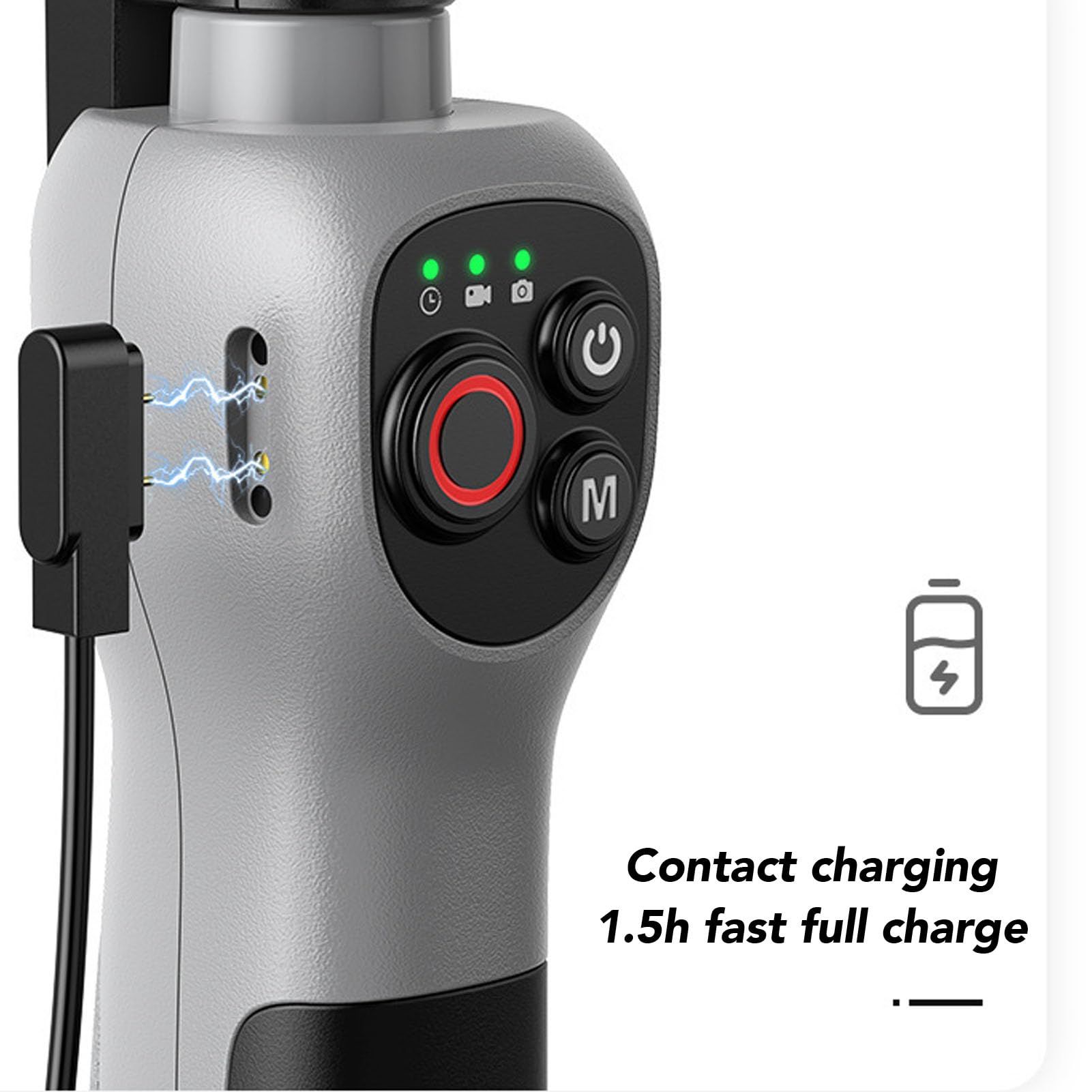 Elprico Palo Extensible Impermeable Poste de 33 Pulgadas de Bluetooth