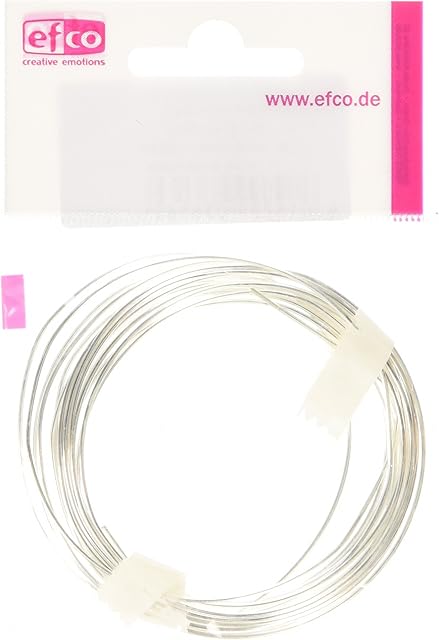 Efco 22 220 10 1 mm x 4 m Silver Plated Copper Wire