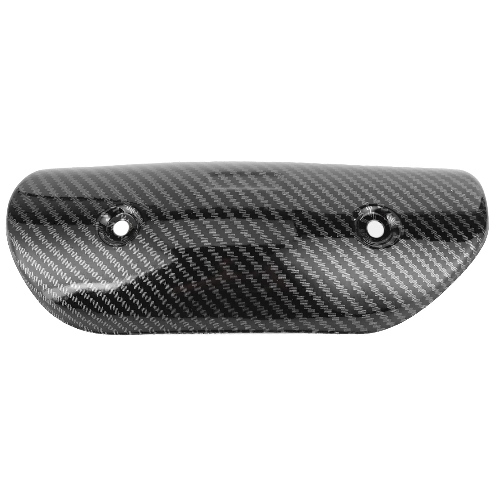 Bouclier Thermique de Tuyau D'échappement, Protections de Bouclier Thermique de Tuyau Central D'échappement Couvrent la Modification Universelle pour la Moto (Motif en fibre de carbone d'