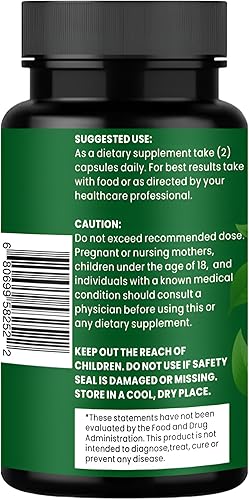 Miniatura 3 de OPTI Cápsula para hombres y mujeres Shilajit con musgo marino, ashwagandha, aceite de semilla negra Suplemento de 60 unidades