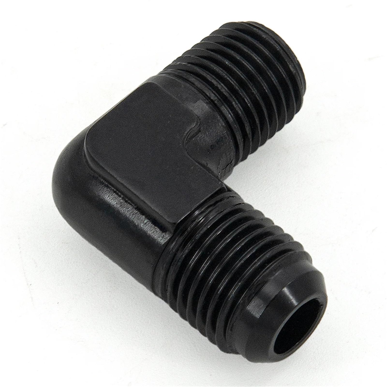 6AN 8AN 10AN Flare to 1/4NPT AN6 AN8 AN10 Male 90 Degree Fitting Adapter Connector(AN6-AN6)