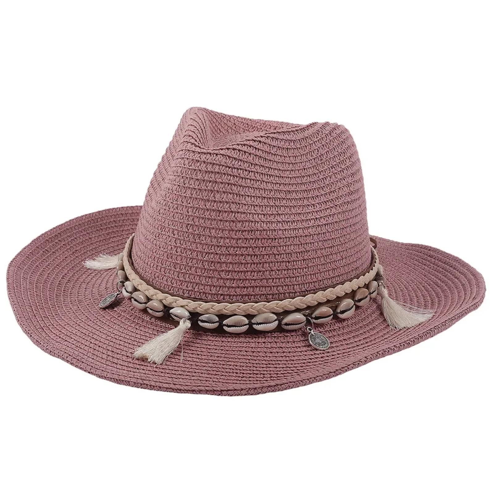 Cappello di Paglia Sole Cappello da Sole Viola da Donna Cappello di Paglia da Donna Cappelli da Donna Femminili