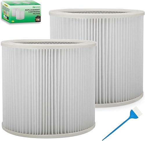 Miniatura 8 de Repuesto para filtro de aspiradora Stanley Shop, filtro de cartucho 08-2501, para la mayoría de los modelos de aspiradoras húmedas/secas de 5-18