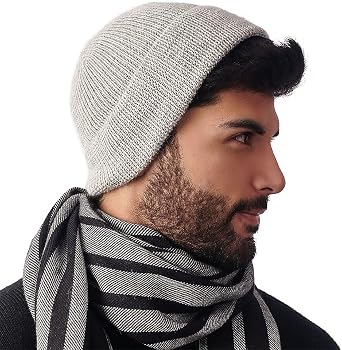 100% Baby Alpaca Wool Yarn Beanie Chullo Ski Hat Skull Cap Aviator for Ultimate Warmth and Style - Extra Soft and Warm