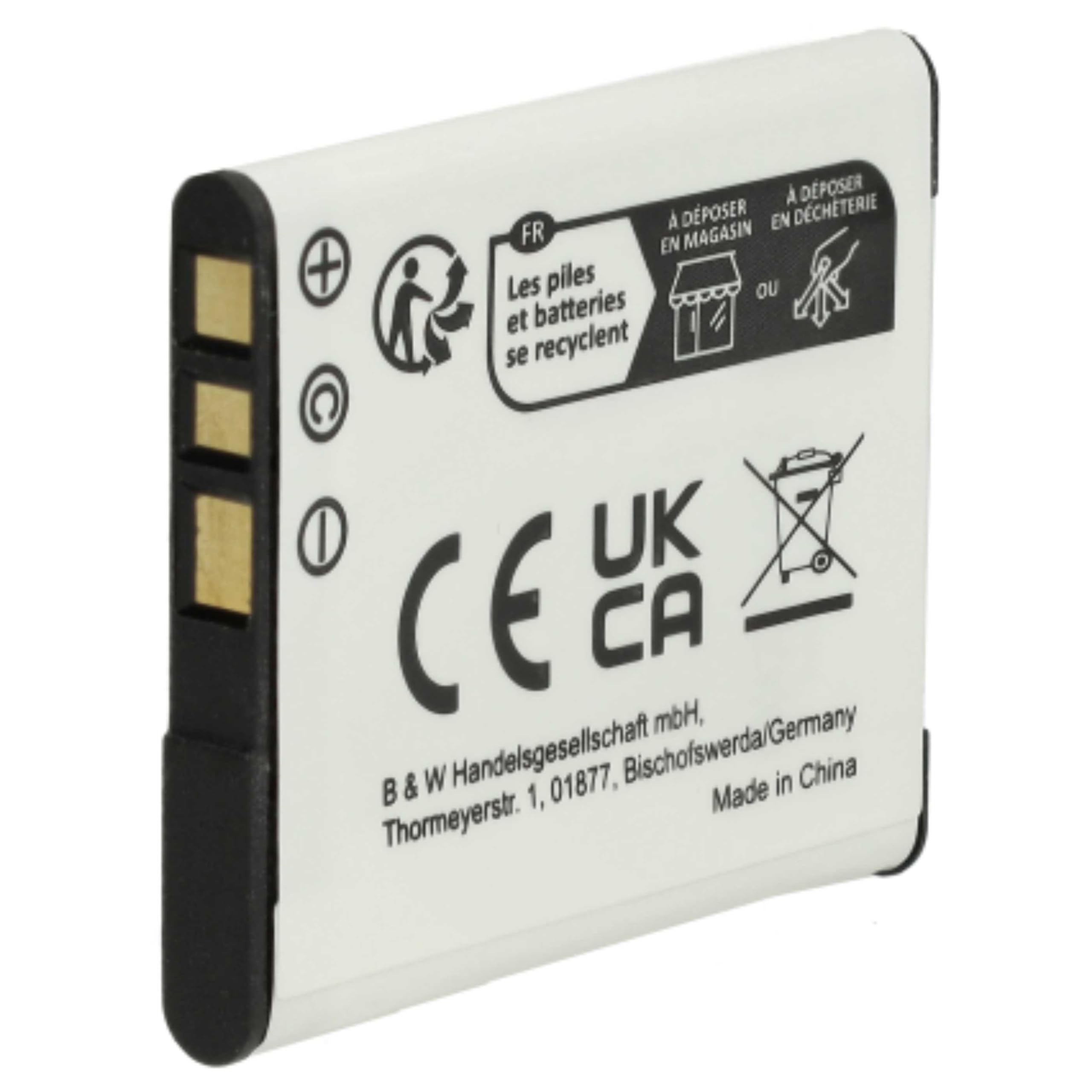 Vhbw Batteria Sostitutiva Ad Alta Capacità 950mAh Per Sony Cybershot DSC-HX5V/DSC-HX5 - Li-Ion