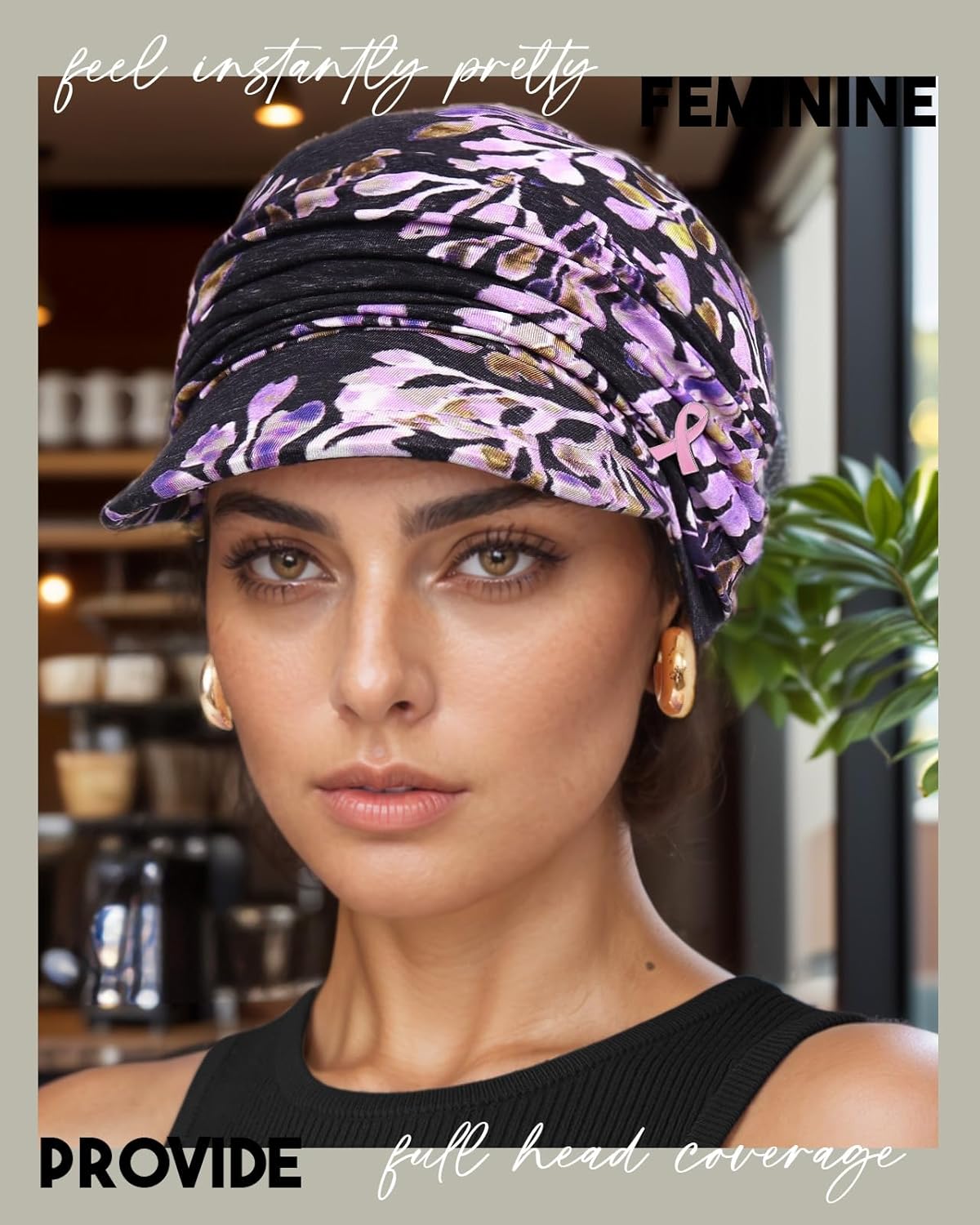 Chemo Headwear Viscose Newsboy Cap for Women Winter and Spring Hats - Image 6