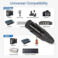 Vista 3 de XMSJSIY Conectores XLR hembra de 4 pines, conector de micrófono de audio XLR-F de 4 pines, conectores de cable XLR de repuesto, enchufe F de audio
