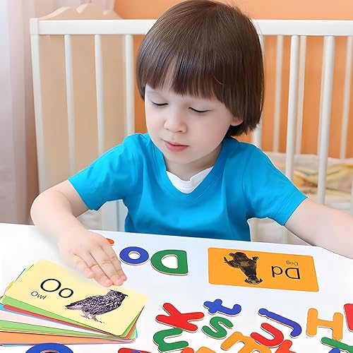 Miniatura 4 de 78 letras magnéticas, imanes del alfabeto ABC e imán numérico, letras magnéticas para nevera para niños pequeños, letras magnéticas de espuma,