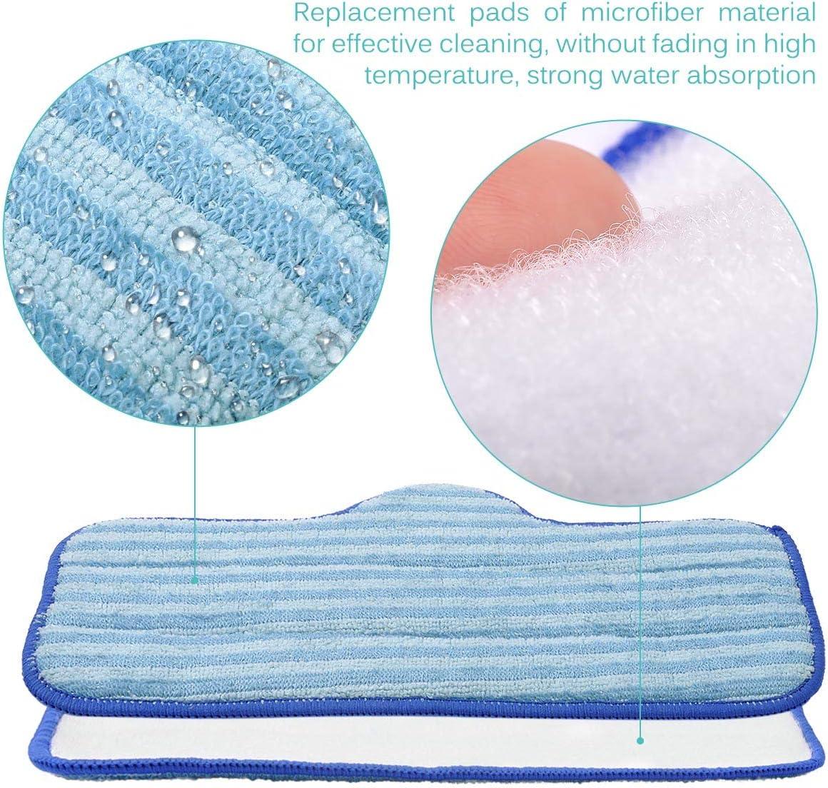 KEEPOW mikroszálas tisztítópárnák különböző felületeken