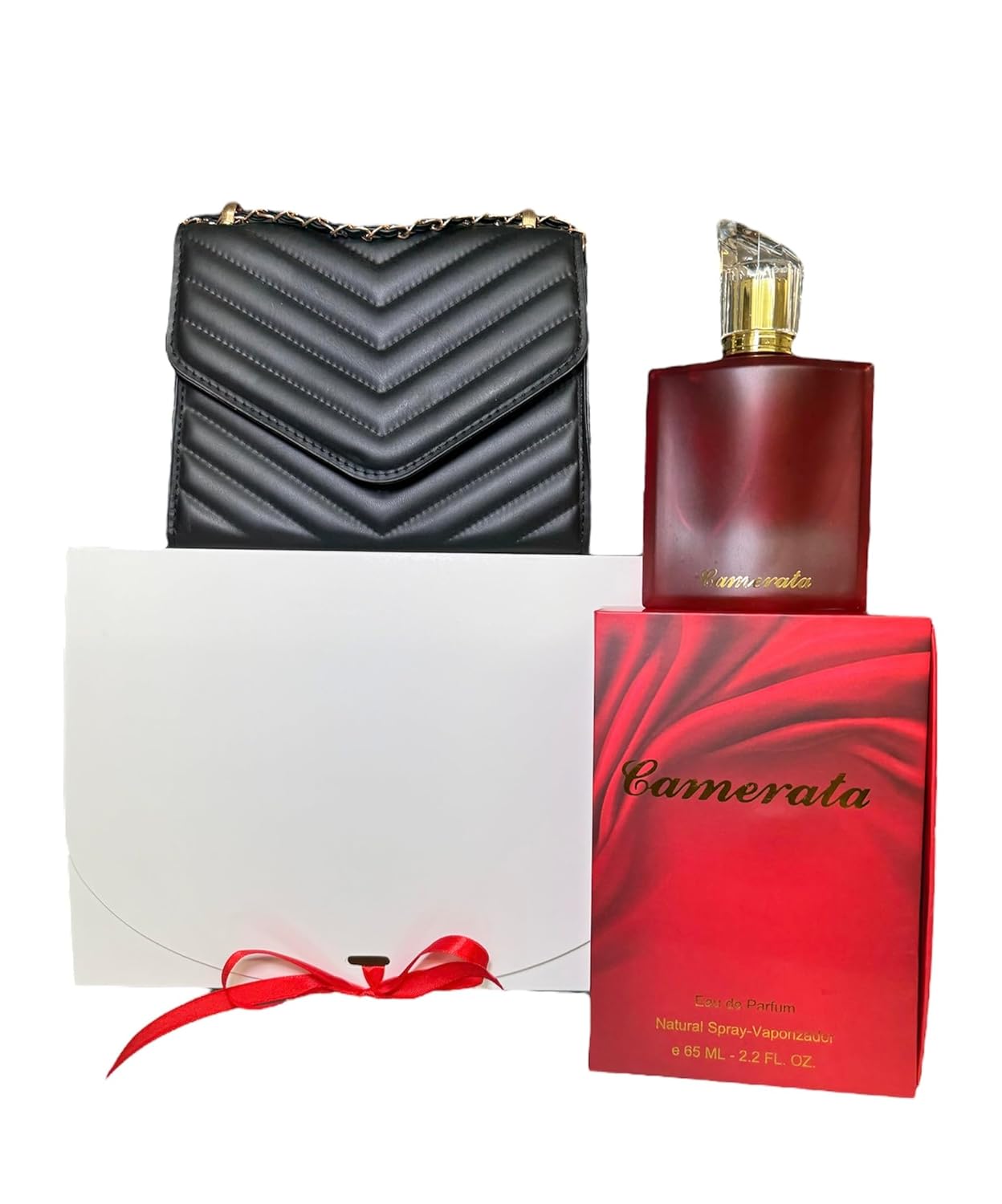 CAMERATA D'LUJO ESTUCHE DE REGALO (PERFUME+CARTERA) (Cartera Roja/Red Purse)
