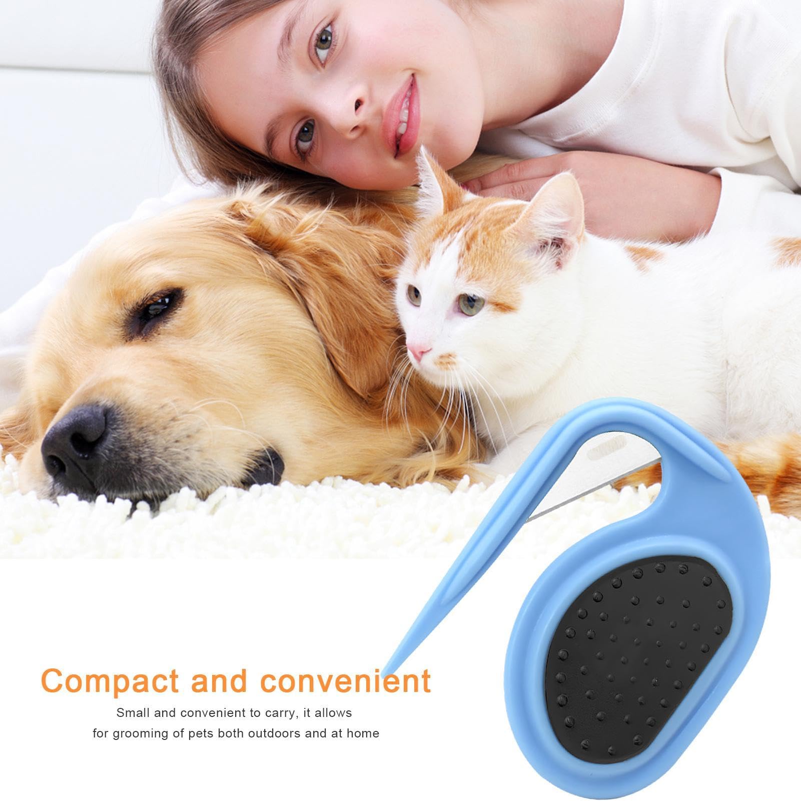 Pet Knotting Comb | Pet Dematting Comb,Effective Pet Mat Splitter,Pet Dematting Comb Knotting Hair Removal for Tangled Hair and Knots,Pet Grooming Combs Dematting Tools for Dog Cat