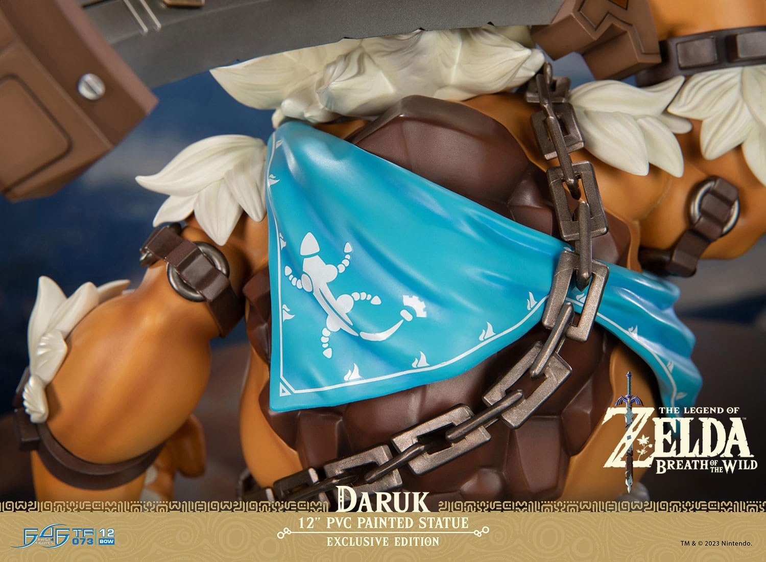 First 4 Figures La Legend de Zelda Breath of The Wild Statue PVC Daruk Edition Collector 30 cm, Noir
