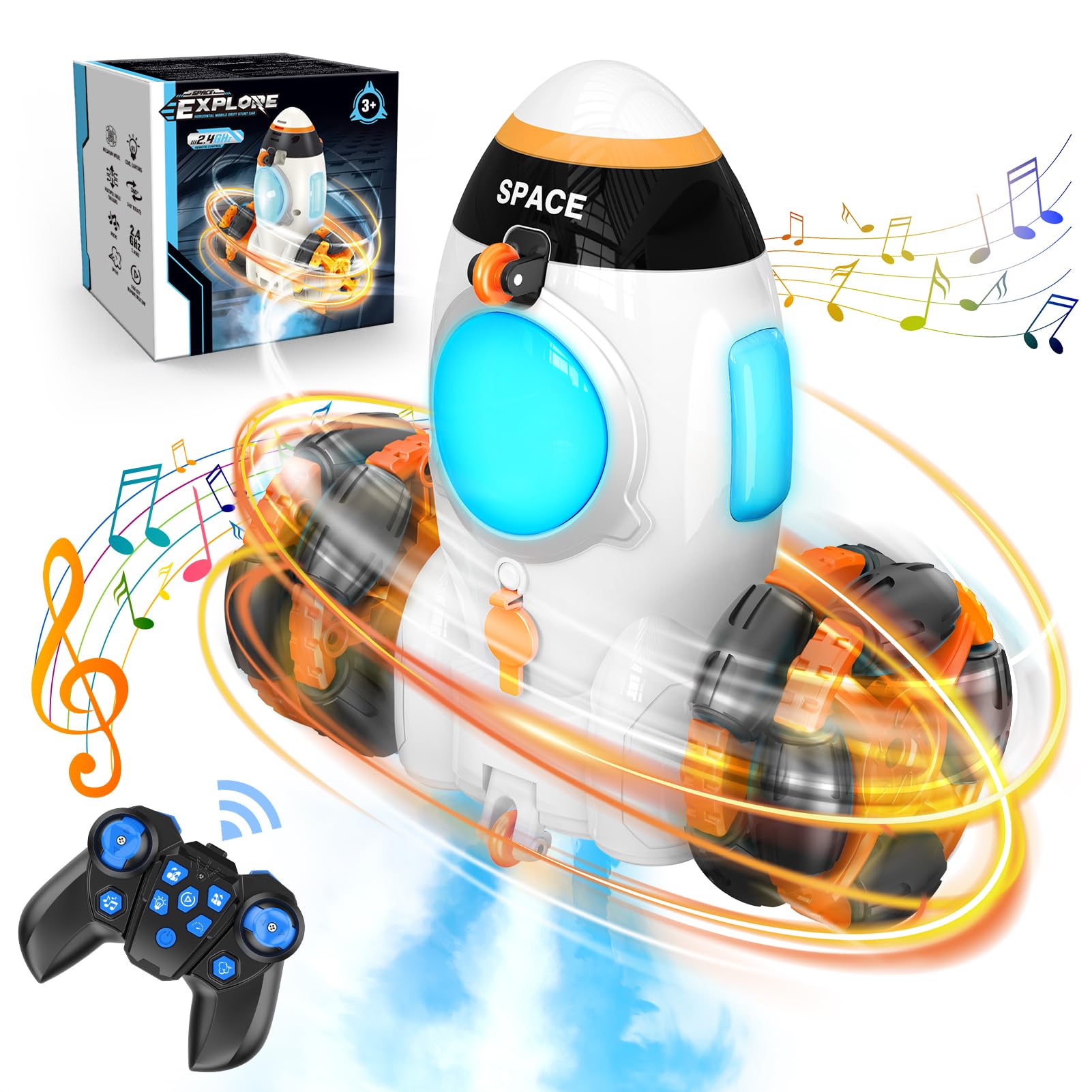 Happygolucky Rocket Remote Control Cars Driving Modes With