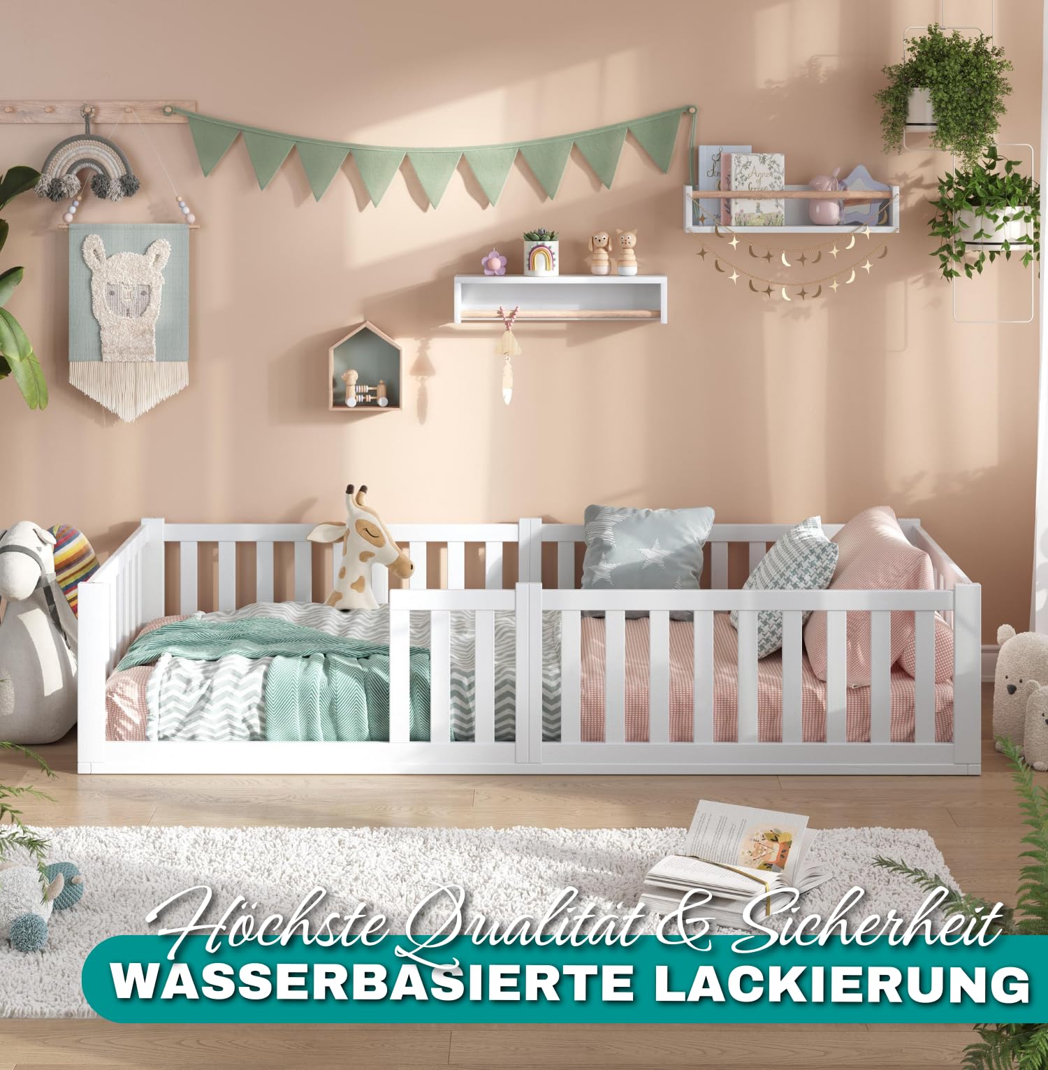 Materasso Bambini 80x160 Cm Altezza 10 Cm - Schiuma Fredda CertiPUR, Lavabile, Certificato Oeko-Tex - Foto 13