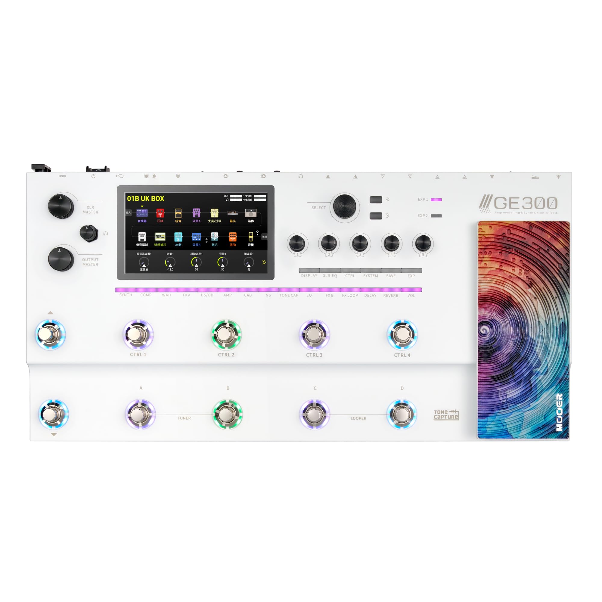 Amazon.com: MOOER GE300 White Flagship Instrument Processor Amp