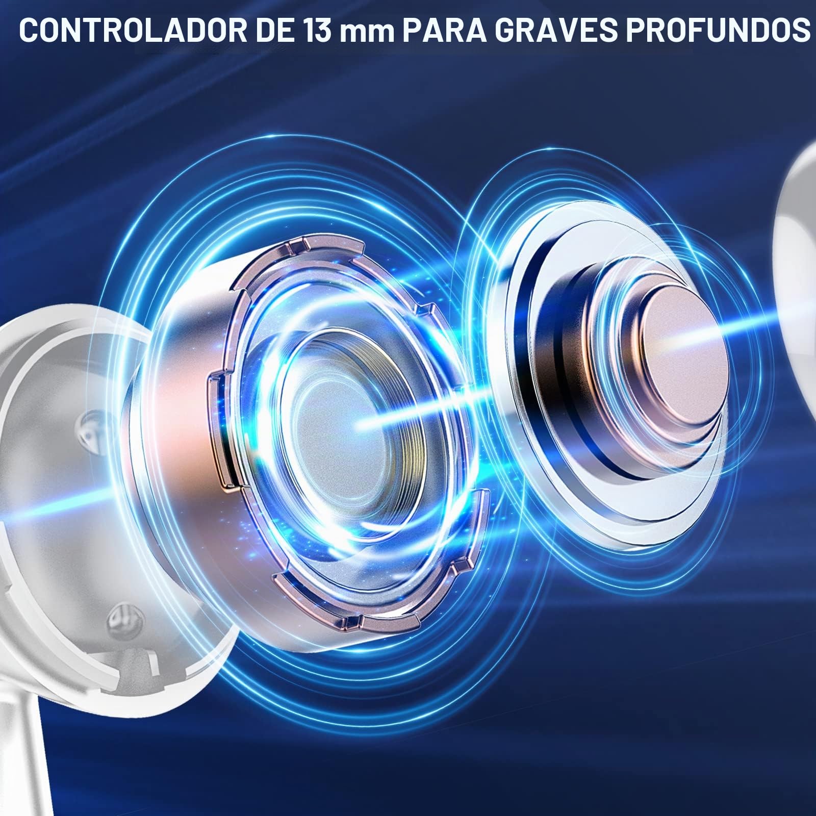 2026 Auriculares Inalámbricos Bluetooth 5.4, Auriculares Inalámbrico 40H | HiFi Estéreo, 4 ENC Cancelación de Ruido Micrófonos, Cascos Inalámbricos, Carga Rápida USB-C, Audifonos IP7 Impermeable