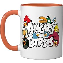 Angry Birds Classic Ceramic Mug, Orange/White