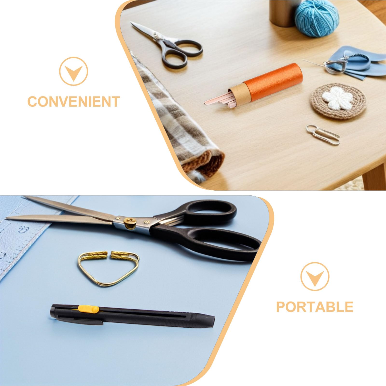 LALAFINA Penna per Tessuti Bianca Indelebile Tecnologia Autofading, Ricaricabile e Invisibile, per Progetti DIY di Cucito e Quilting Materiali in Gesso e Plastico
