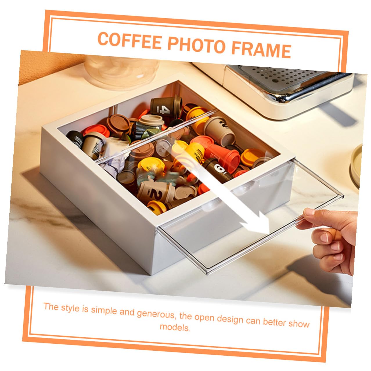 Expositor Transparente para Pared, Caja Organizadora de Juguetes en Color Blanco, Vitrina para Figuras de Colección, Estuche Almacenamiento para Manualidades y Objetos