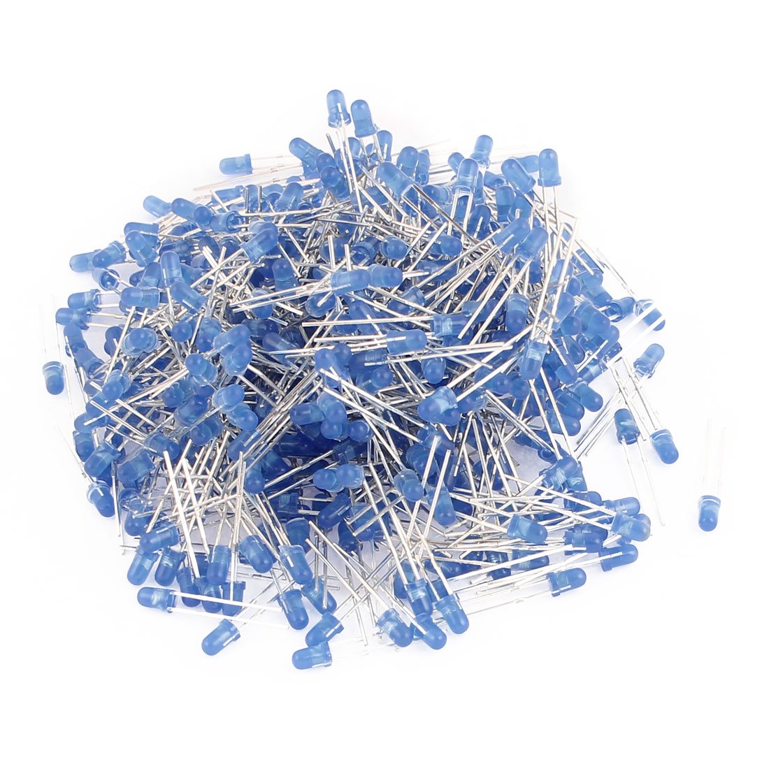 500pcs 3mm diodi Lampadina LED Rotonda Blu 2 terminali diodi emettitori di Luce Blu for diodi Schottky Luce LED