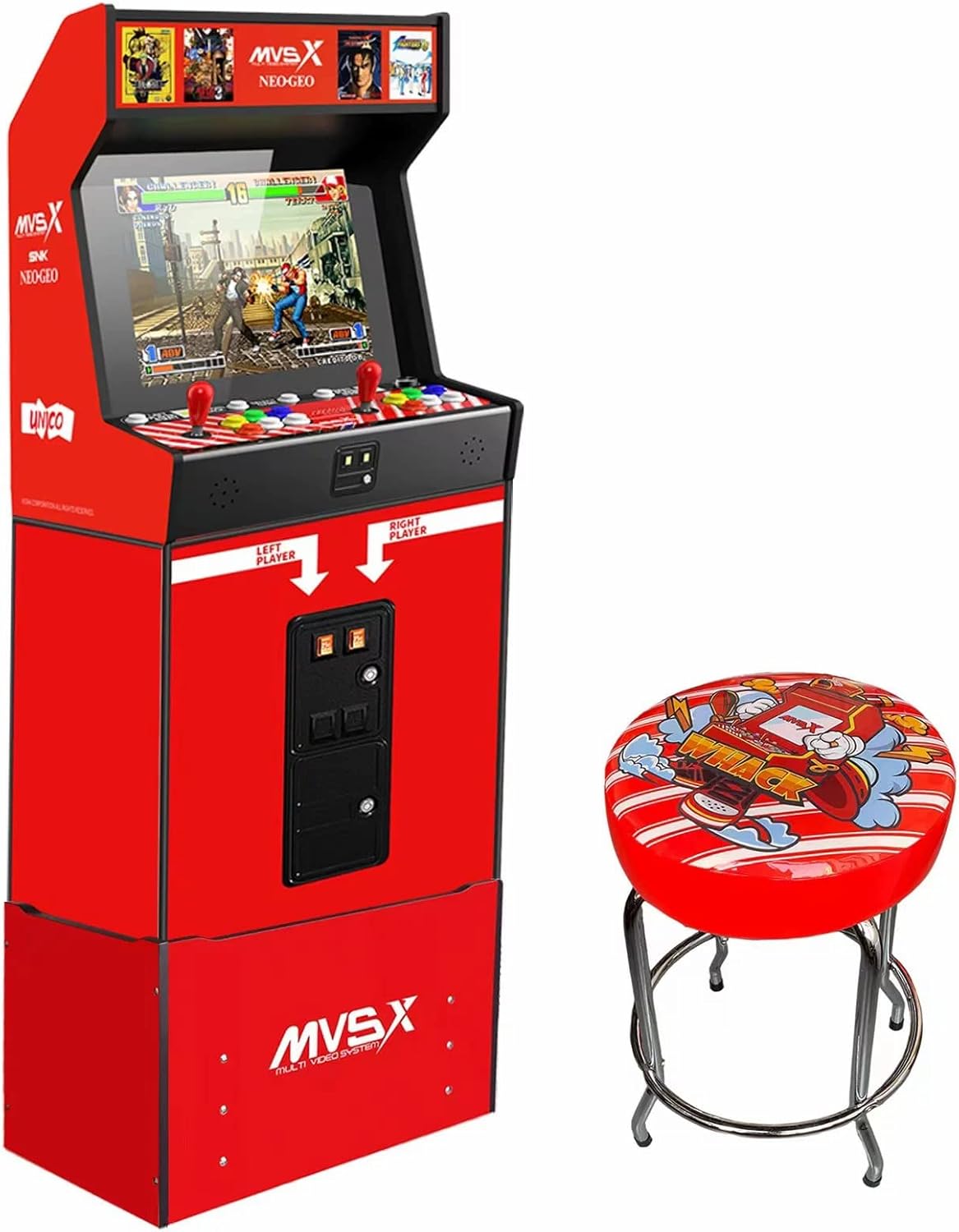 NEOGEO MVSX Home Arcade Machine Set [Included Base, Riser