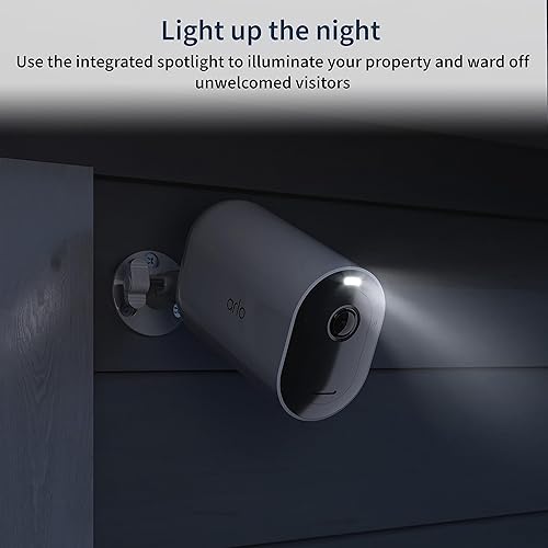 Miniatura 8 de Arlo Cámara de seguridad Pro 5S XL Spotlight 2K HDR  Interiorexterior  Banda Wi-Fi se conecta a la red más fuerte  Batería de mayor duración, zoom