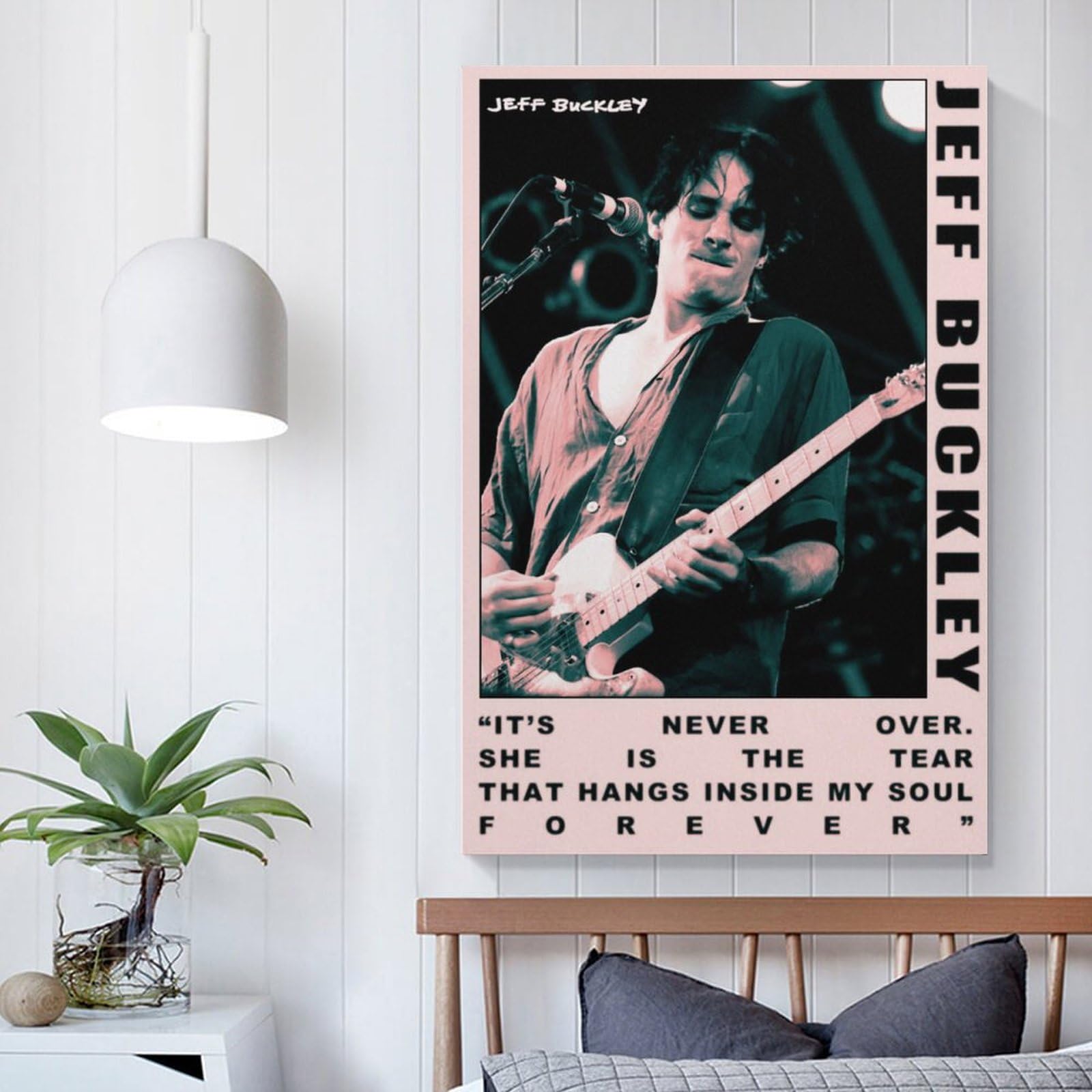 Yeepi Jeff Poster Buckley Music Tour vintage omslagposter Yeepi Jeff Poster Buckley Music Tour vintage omslagposter