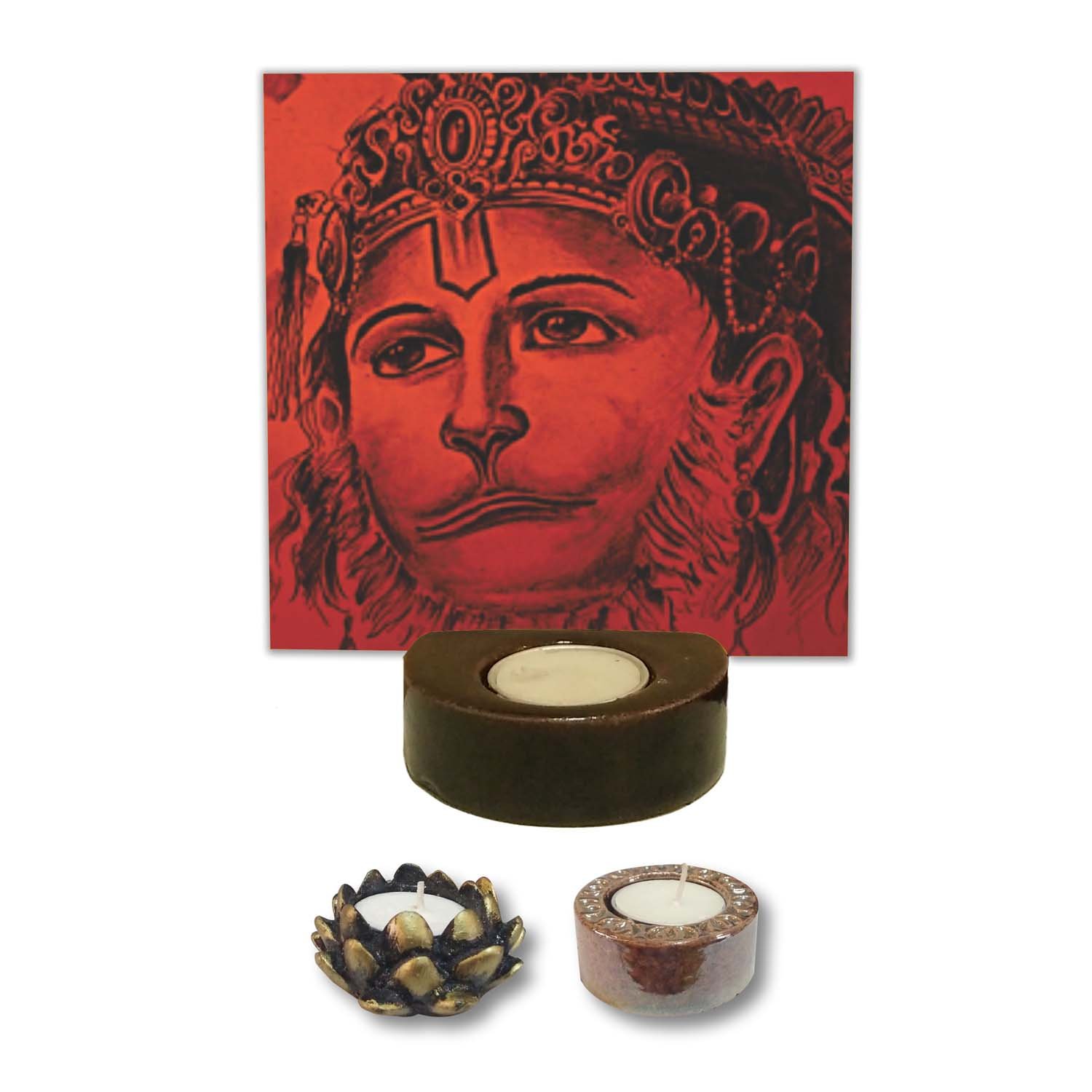 Buy YaYa cafe Divine Lord Hanuman Statue Tealight Candle Holder For