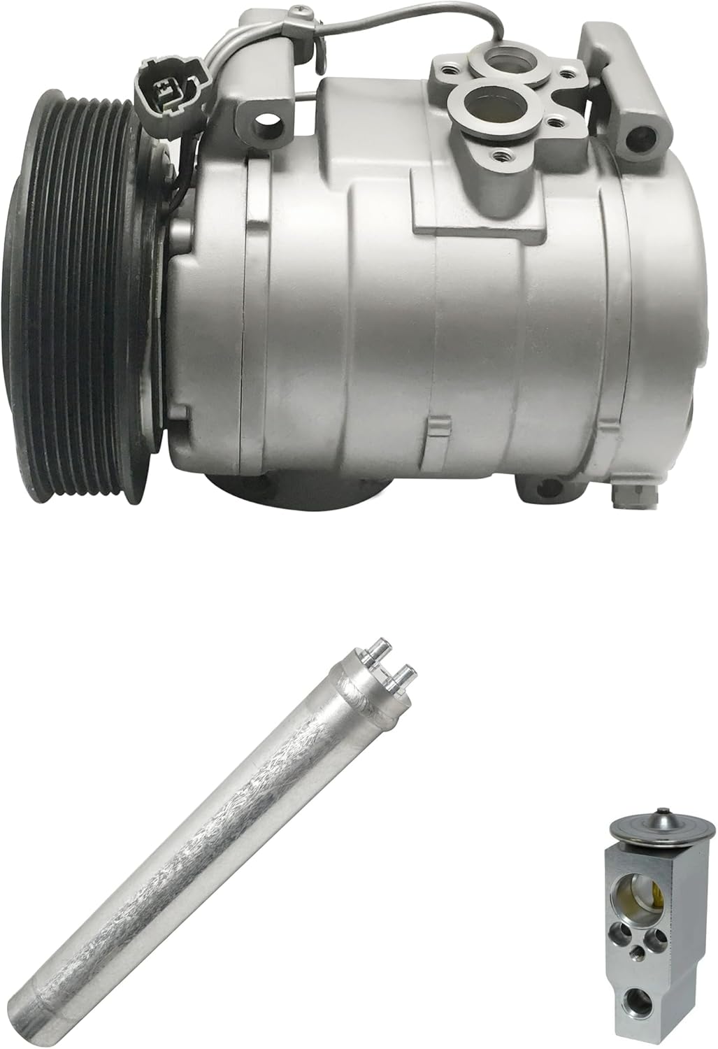 RYC Automotive Air Conditioning Compressor and Clutch Kit KT KT D014-02 (Fits Honda Accord 2.4L 2003, 2004, 2005, 2006, 2007)