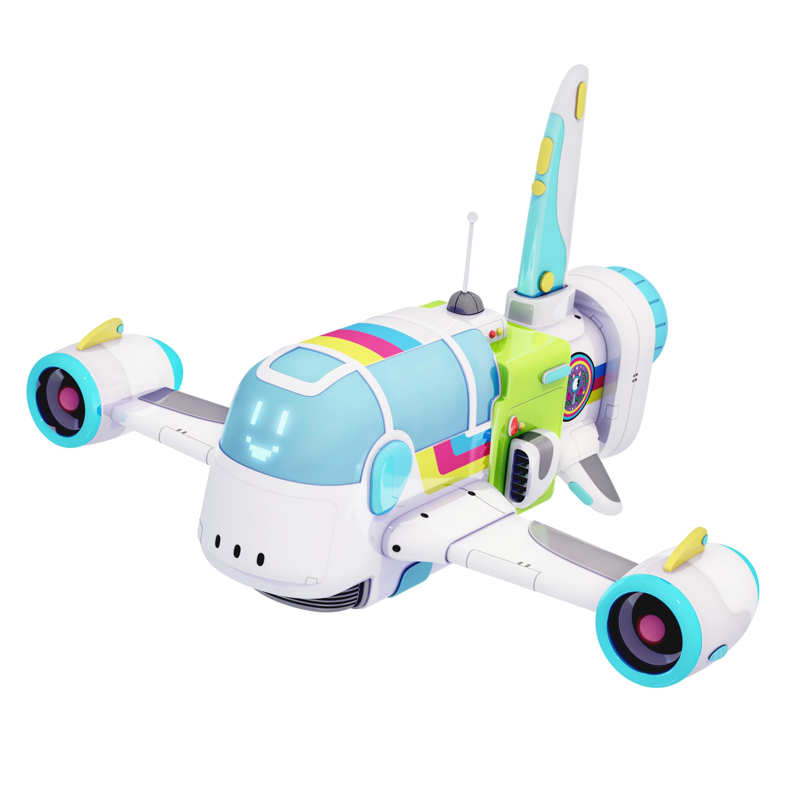BANDAI - Enquêtes Sauvages - Coffret R.O.N Jet - Avion avec 2 Figurines Exclusives et Planeurs Détachables - Véhicule Interactif pour Enfants Série Creature Cases - Jouet Enfant 3 Ans et + - PMCC9014