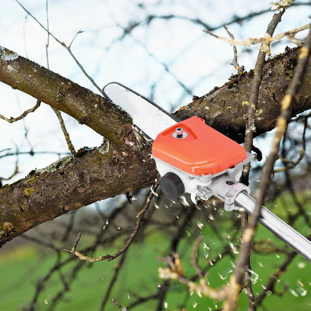 Chainsaw Gearbox Head, Tree Cutter Chainsaw Gearbox Gear Head Tool Multi Function Pole Saw Chainsaw Gearbox Gear Head Assembly Attachment for Lawn Mower Saw And Tree Cutter (26mm9 teeth)