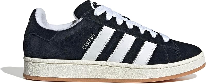 Zapatos de estilo de vida Campus 00 para hombre - Núcleo negro/Calzado blanco, talla: 10.0