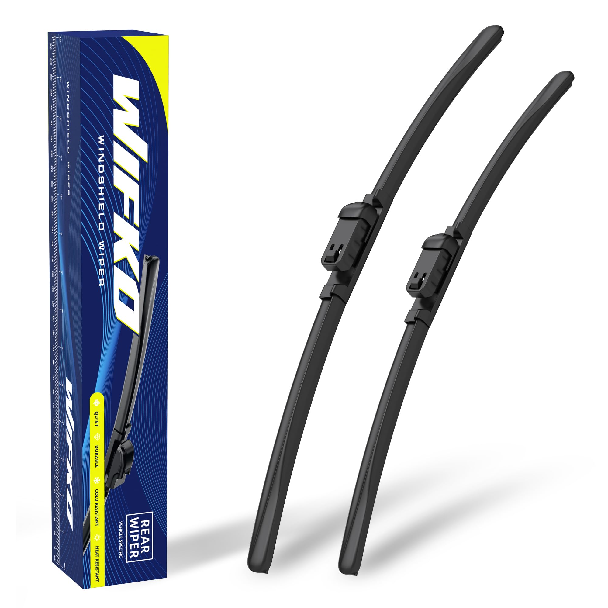 Wifko Scheibenwischer Kompatibel für BMW-X6 2020-2025, Scheibenwischer Vorne, Wischerblätter Vorne, Set Frontscheibenwischer, Autoscheibenwischer, Set für Frontscheibe