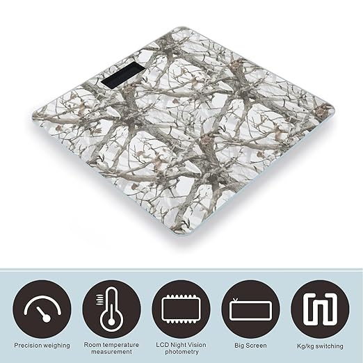 Báscula Digital de Baño VstaDank Camo Blanco Árbol miniatura 3